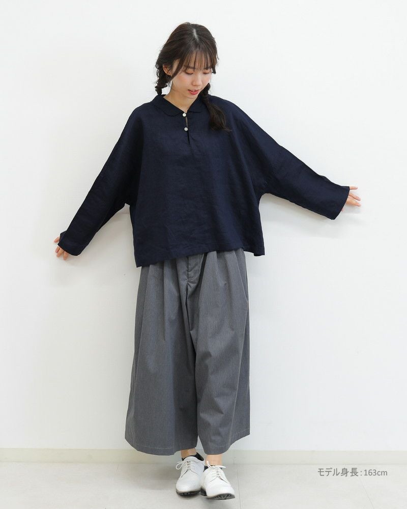 ノベルティ対象】［NATURAL LAUNDRY］キャンバスリネンマリンプル