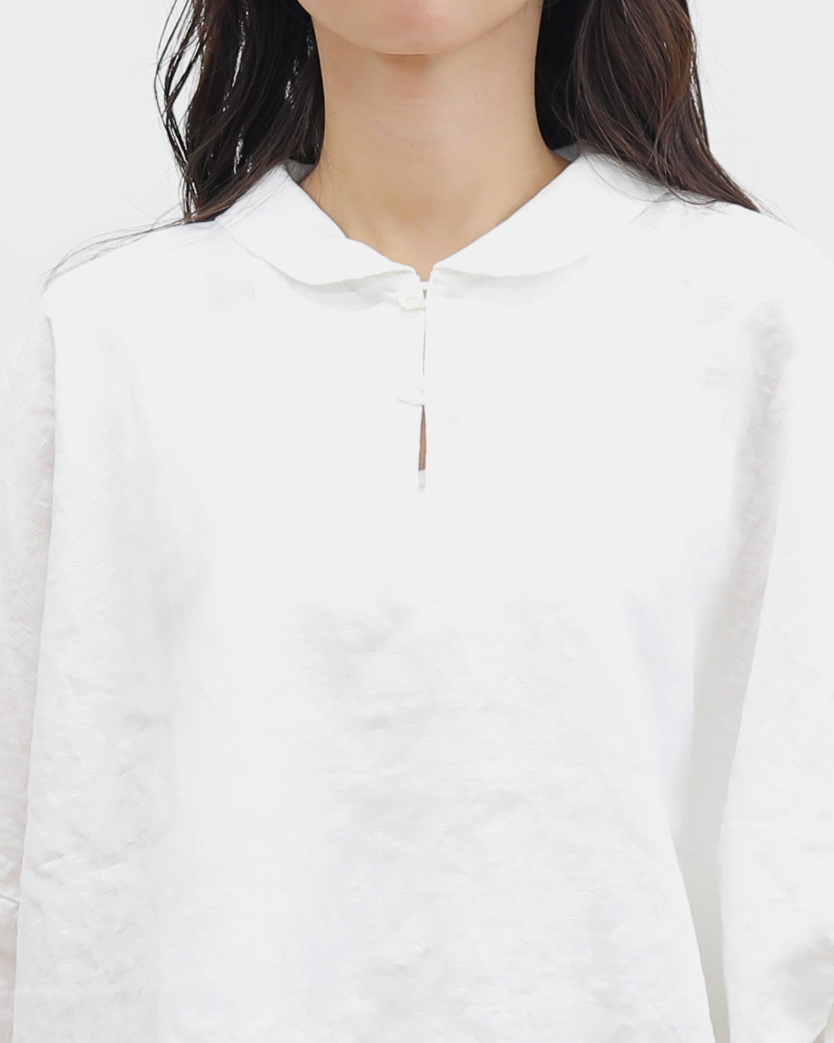 ［NATURAL LAUNDRY］キャンバスリネンマリンプルオーバー