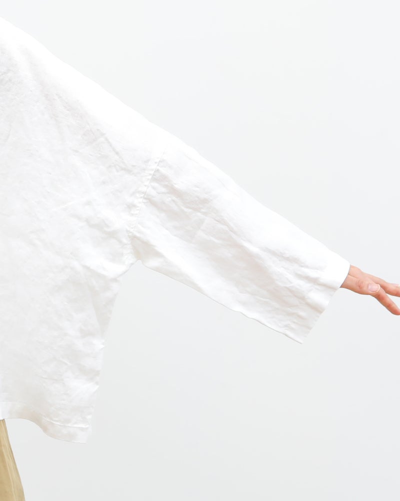 ［NATURAL LAUNDRY］キャンバスリネンマリンプルオーバー