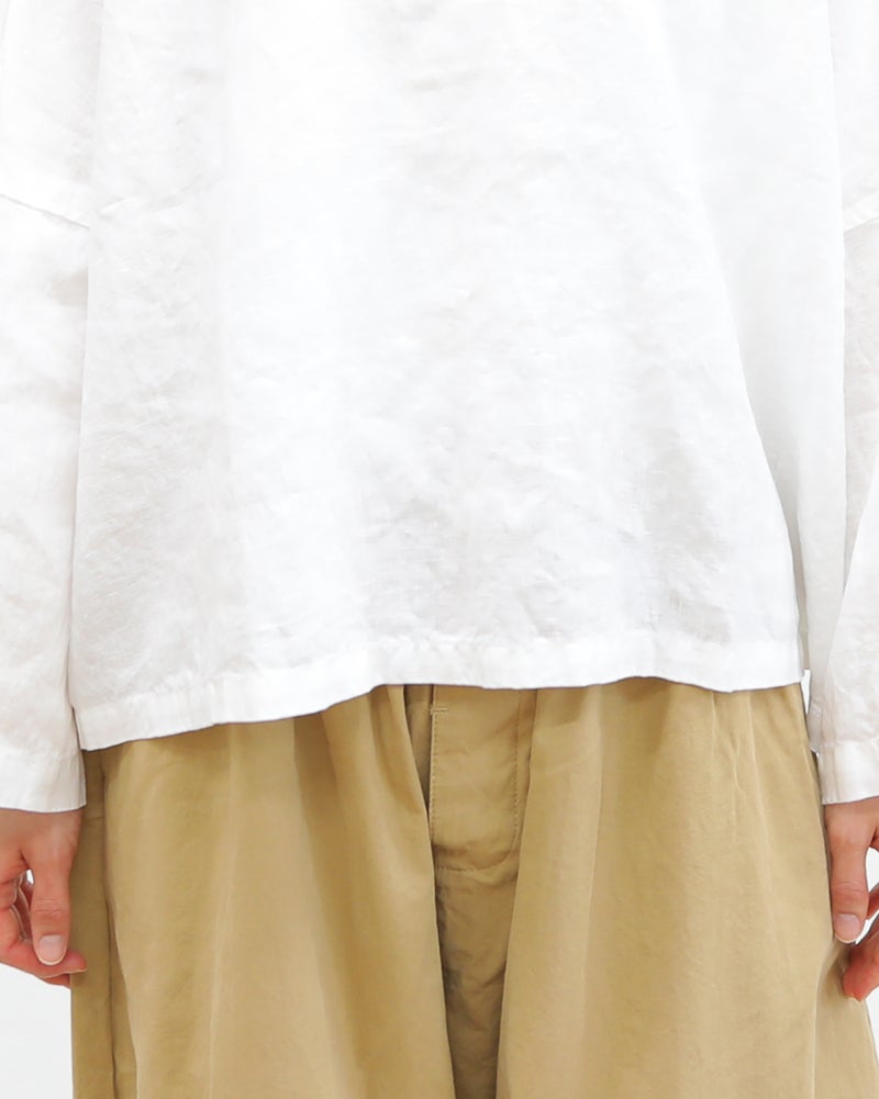 ［NATURAL LAUNDRY］キャンバスリネンマリンプルオーバー