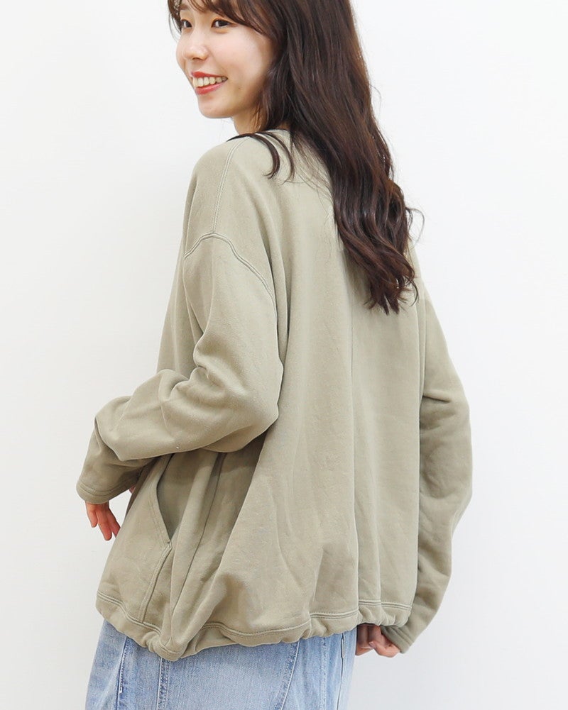 ［Clip.tab］裏毛ZIPカーデ