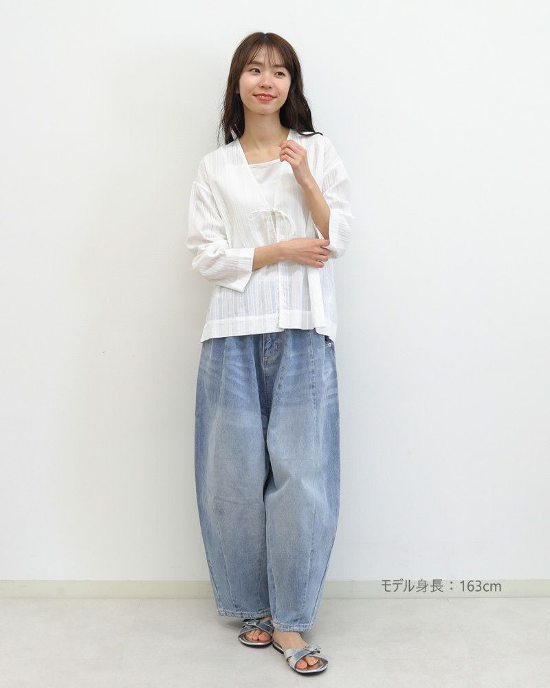 10％OFF】［INDIA INDUSTRY］コットンブラウス／インディア
