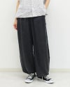 ［LE GLAZIK］裾ドロストキュプラパンツ
