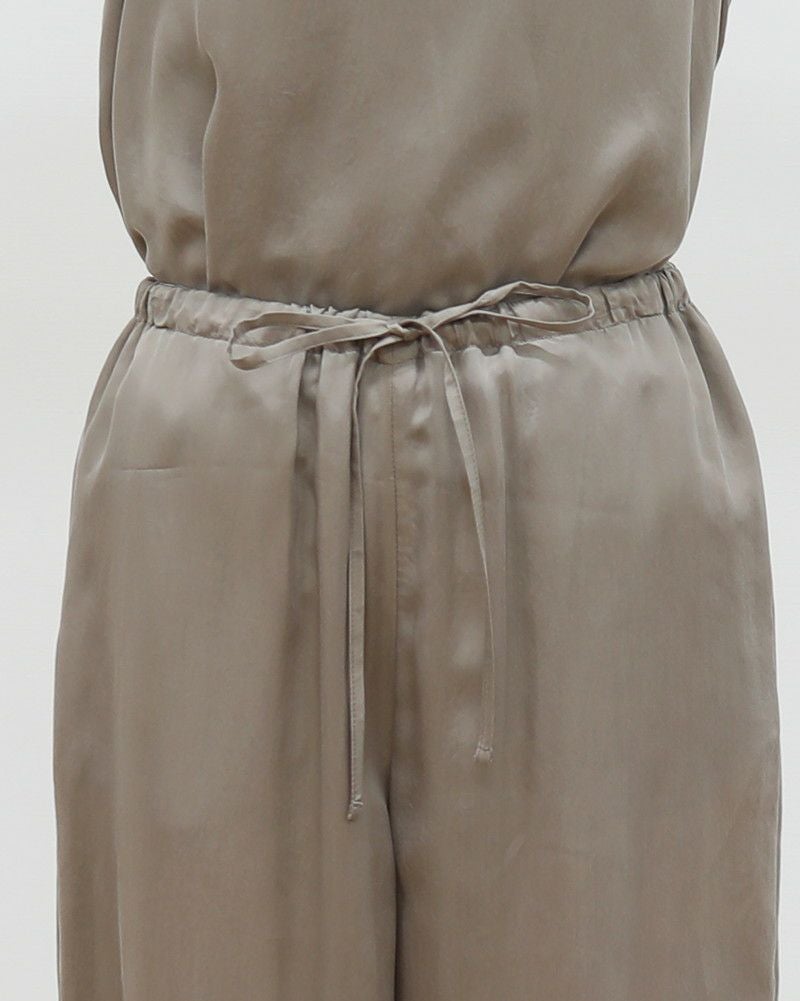 ［LE GLAZIK］裾ドロストキュプラパンツ