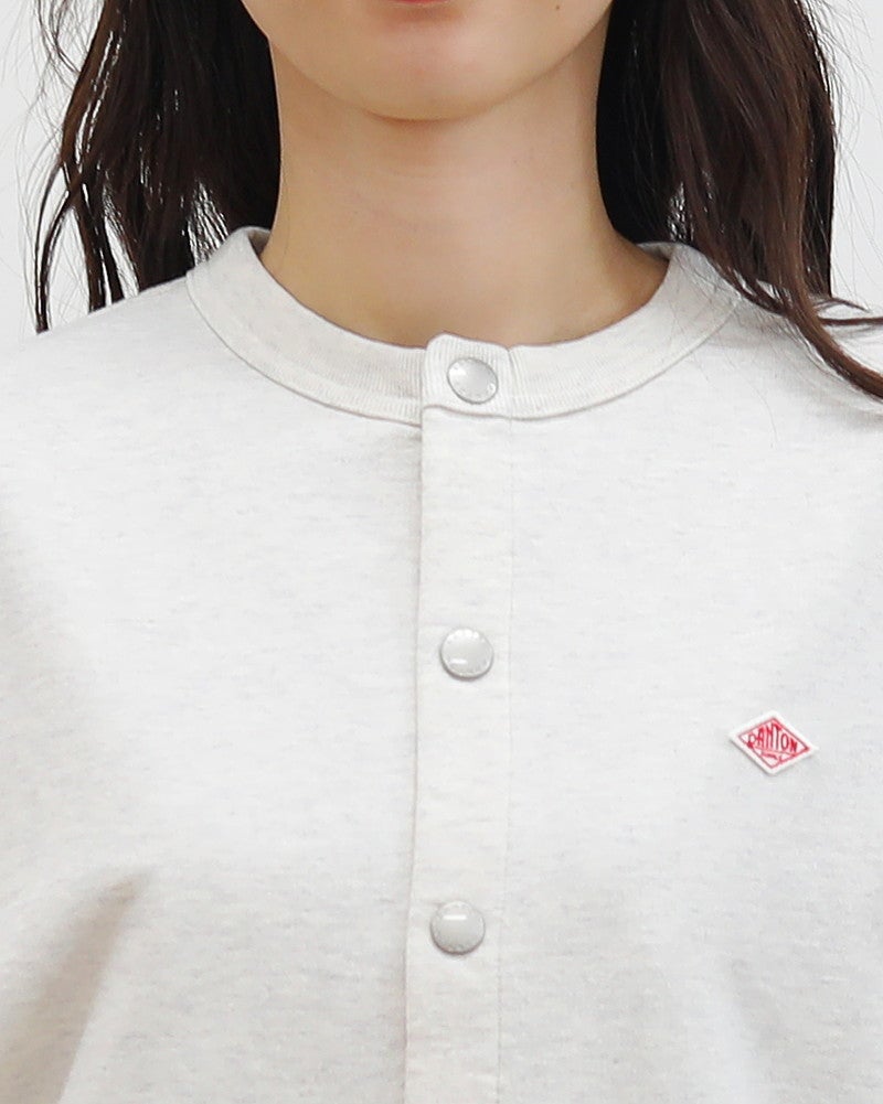 ［DANTON］裏毛カーディガン