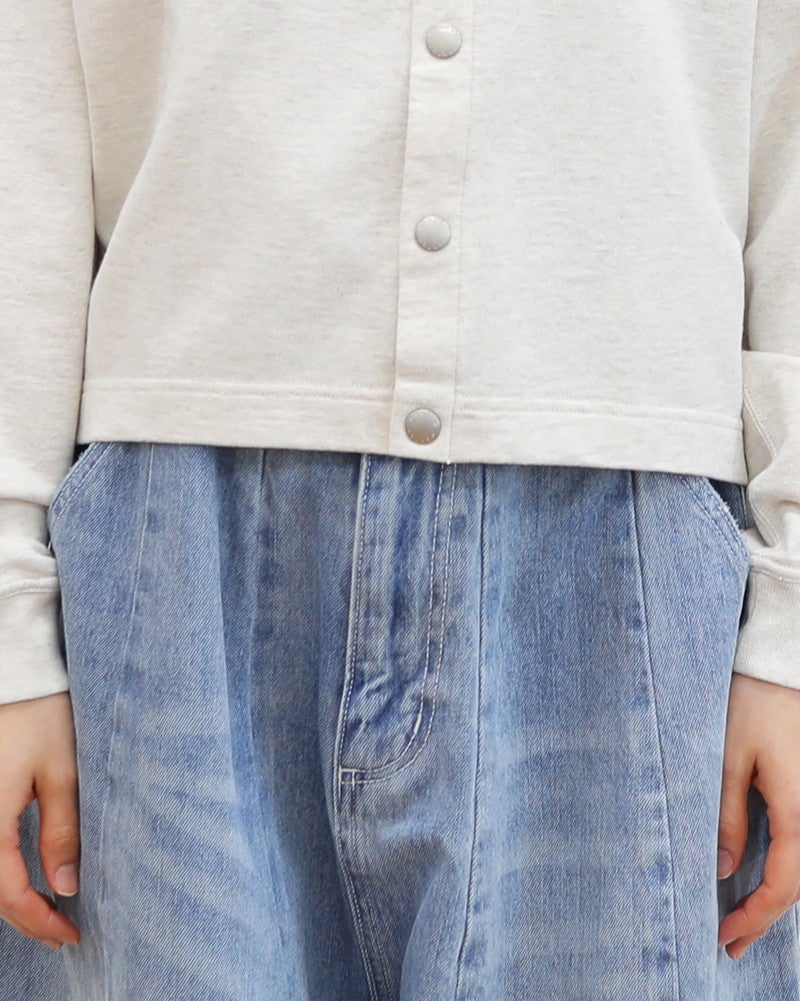 ［DANTON］裏毛カーディガン