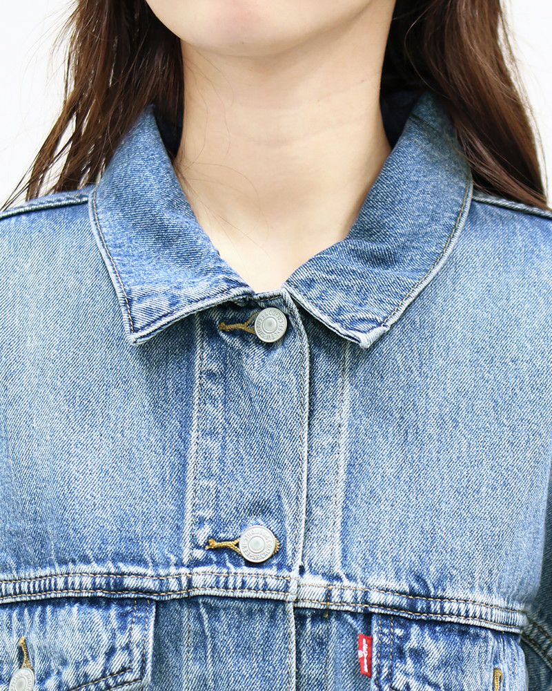 未使用品★ yumiさん　デニムジャケット　アイボリー Yukie｜Levi'sのデニムジャケットを使ったコーディネート - WEAR