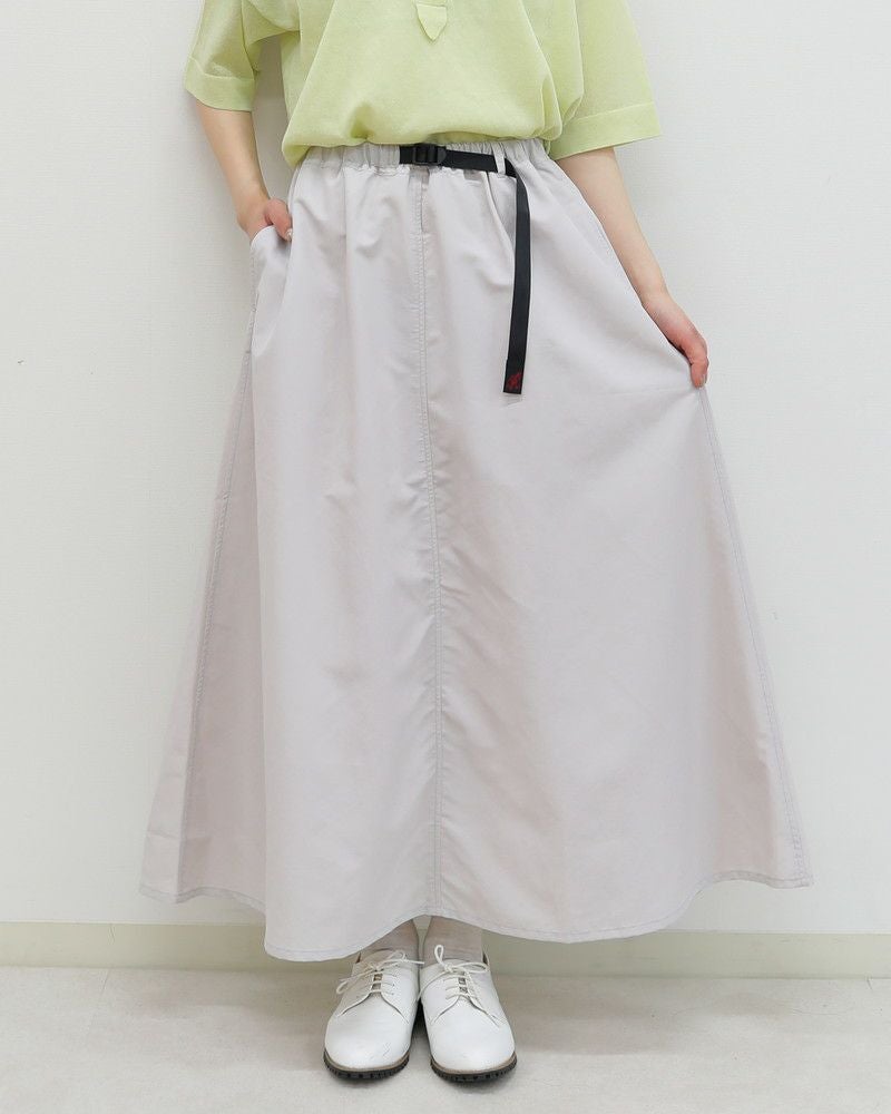 ［Gramicci］ナイロンフレアスカート
