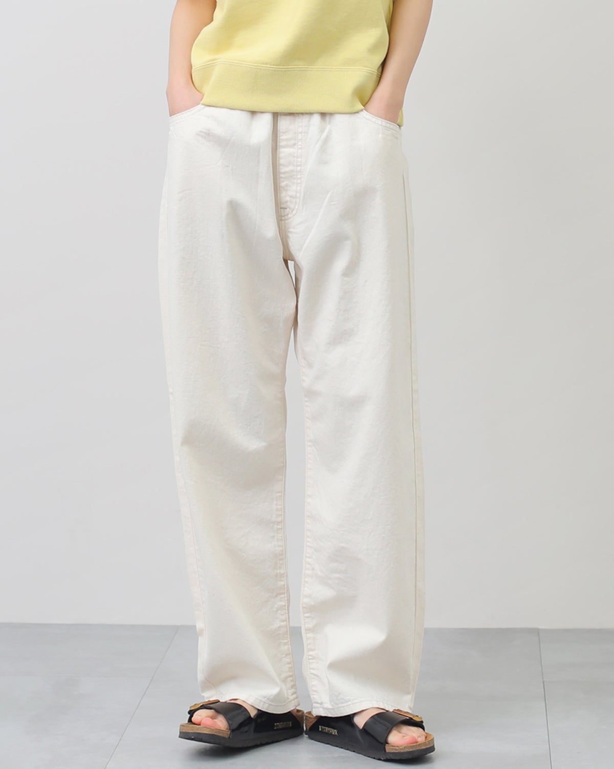 ［DANTON］カラーデニムパンツ