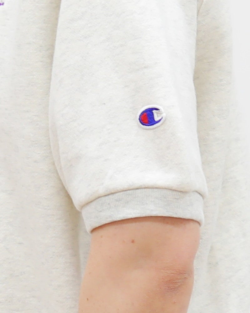 ［Champion］ショートスリーブスウェット刺繍Tシャツ