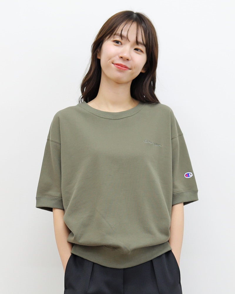 ［Champion］ショートスリーブスウェットTシャツ