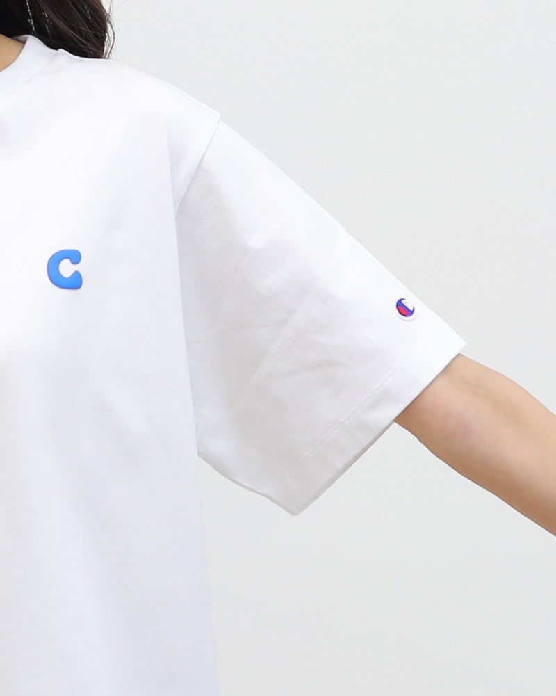［Champion］ショートスリーブワンポイントTシャツ