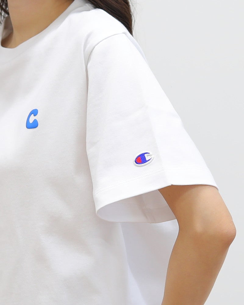［Champion］ショートスリーブワンポイントTシャツ
