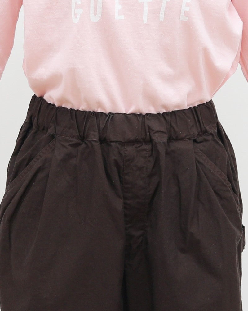 ［NATURAL LAUNDRY］バックツイルイージーペンタ―パンツ