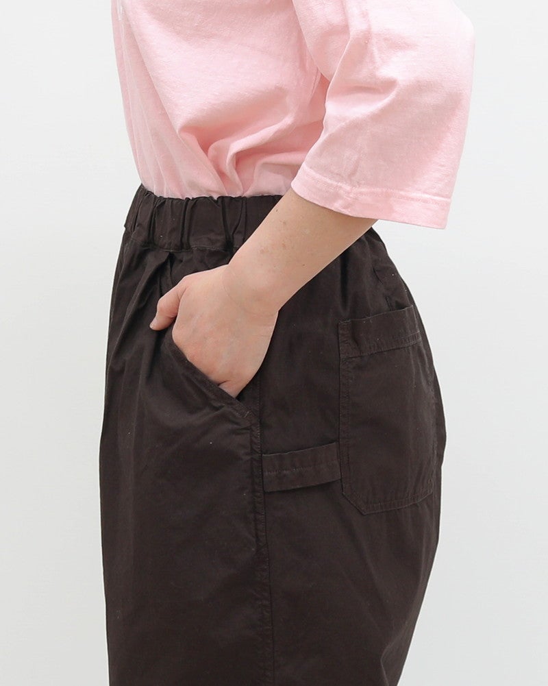 ［NATURAL LAUNDRY］バックツイルイージーペンタ―パンツ