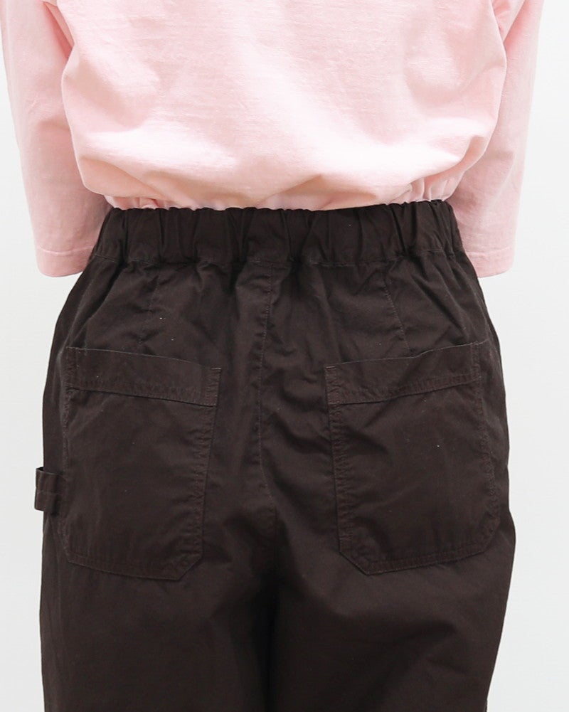 ［NATURAL LAUNDRY］バックツイルイージーペンタ―パンツ