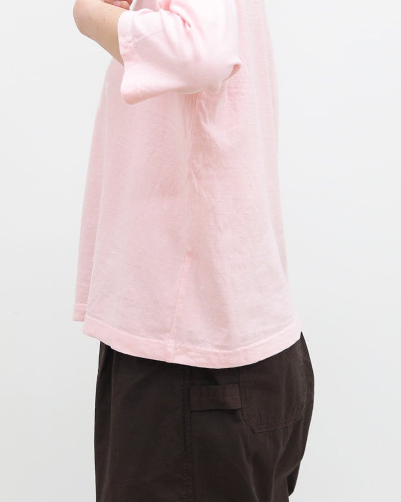 ［NATURAL LAUNDRY］オーガニックシャンカール7分袖プルオーバー