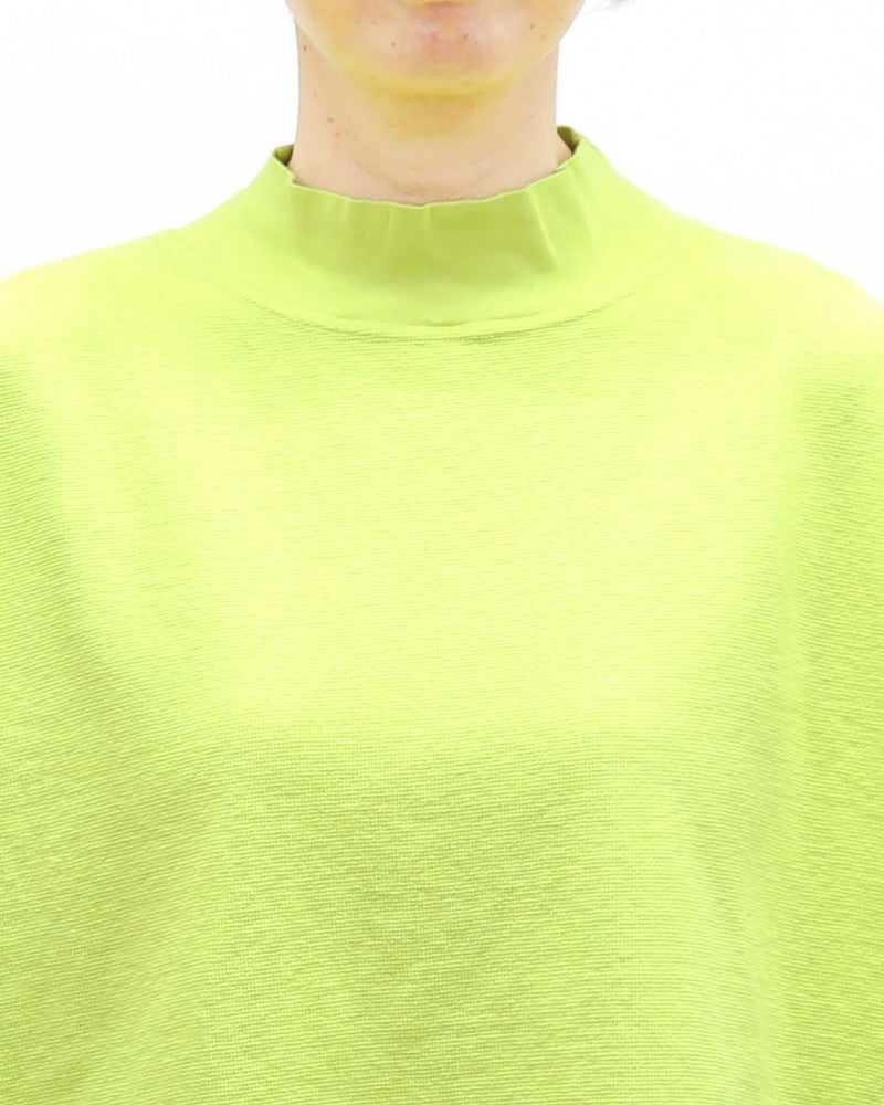 grin］ミニ畦ワッフルモック半袖プルオーバー／グリン◇26SS ｜オン