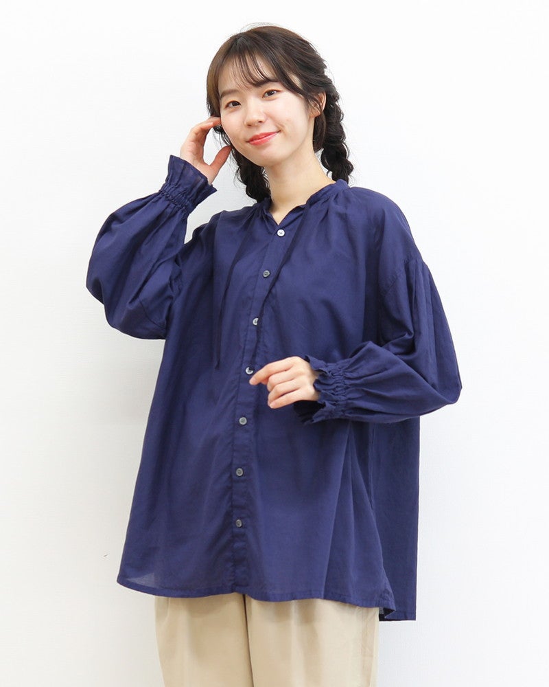 grin］ボイルラグランスモックシャツ／グリン◇26SS ｜オンセブン