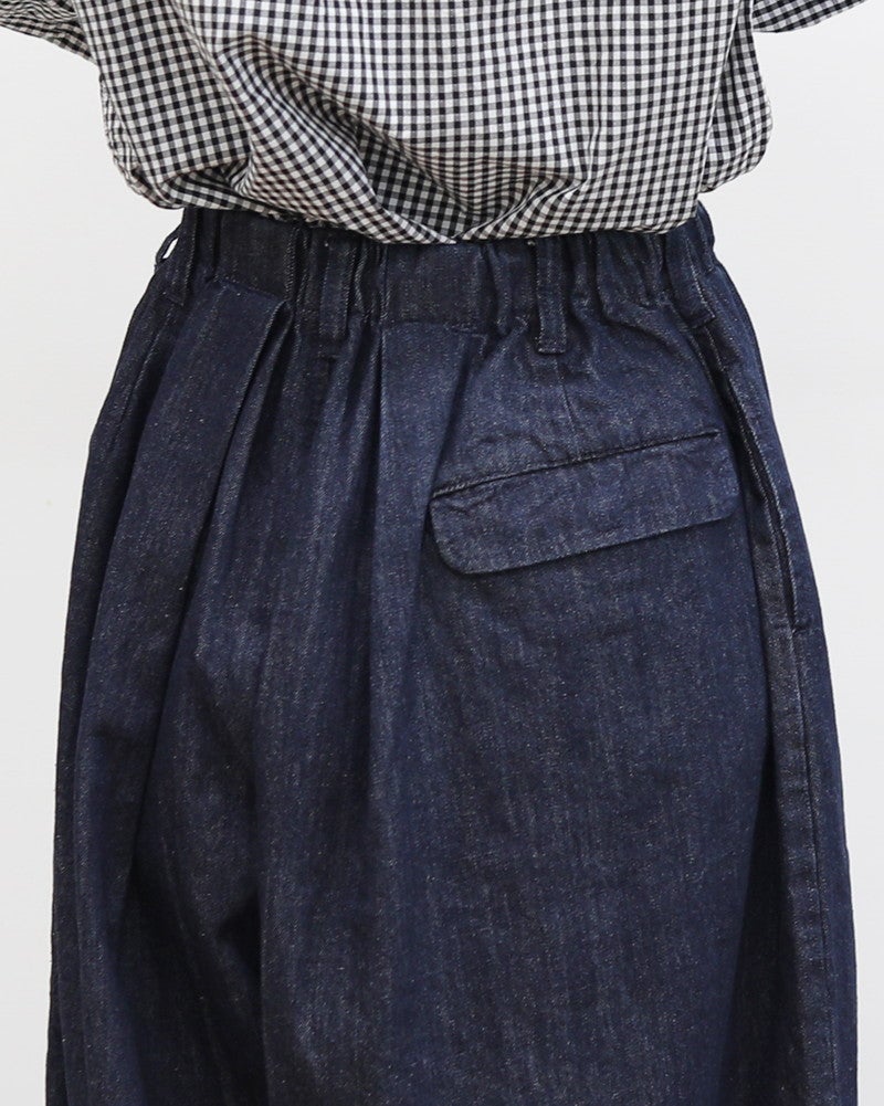 ［FURALI］デニムバックタックトラウザーパンツ