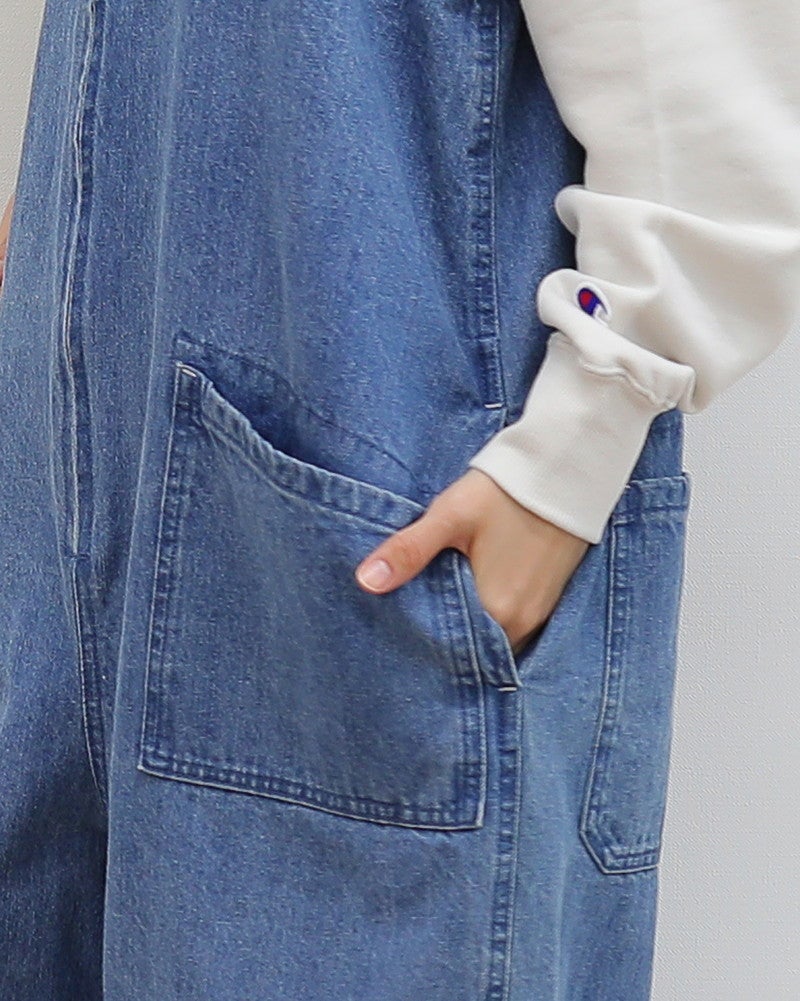 ［FURALI］デニムフライトサロペット