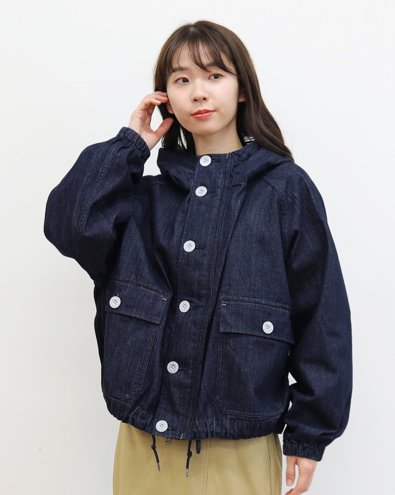 ［FURALI］デニムNAVYパーカー