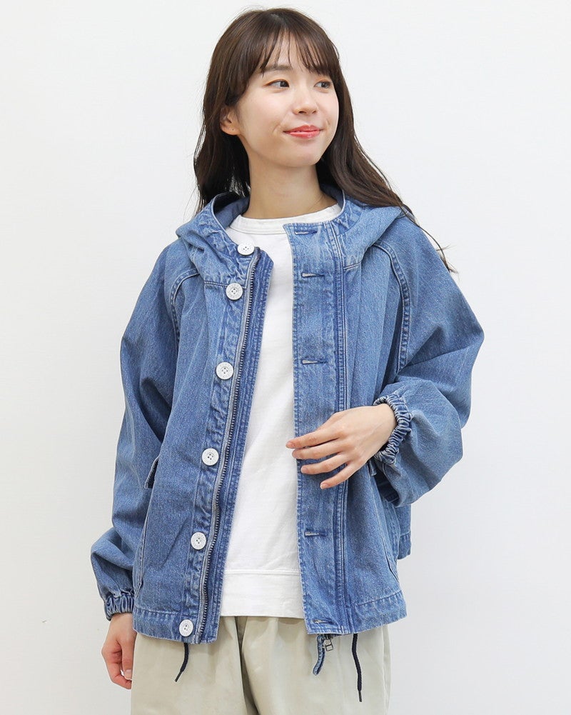 ［FURALI］デニムNAVYパーカー