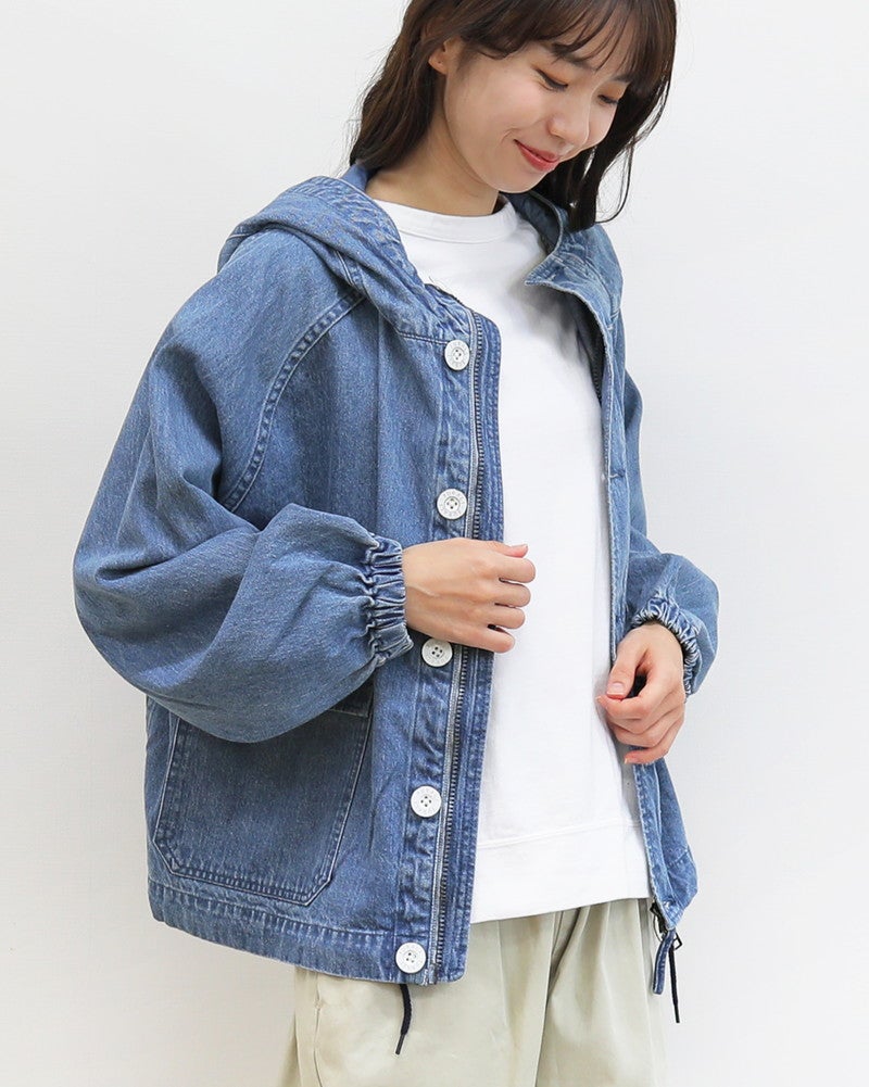 ［FURALI］デニムNAVYパーカー