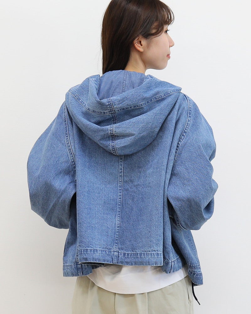 ［FURALI］デニムNAVYパーカー