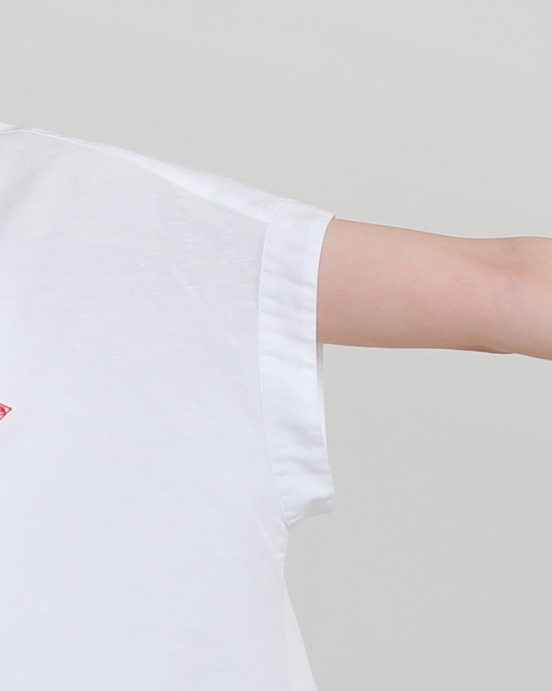 ［DANTON］コットンリネンブラウス