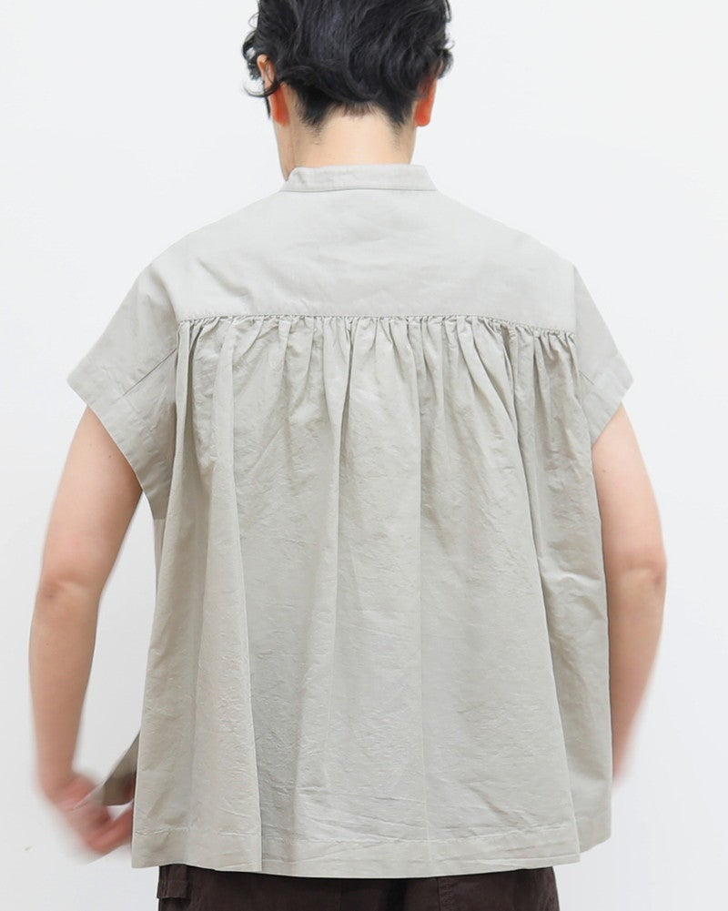［DANTON］コットンリネンブラウス