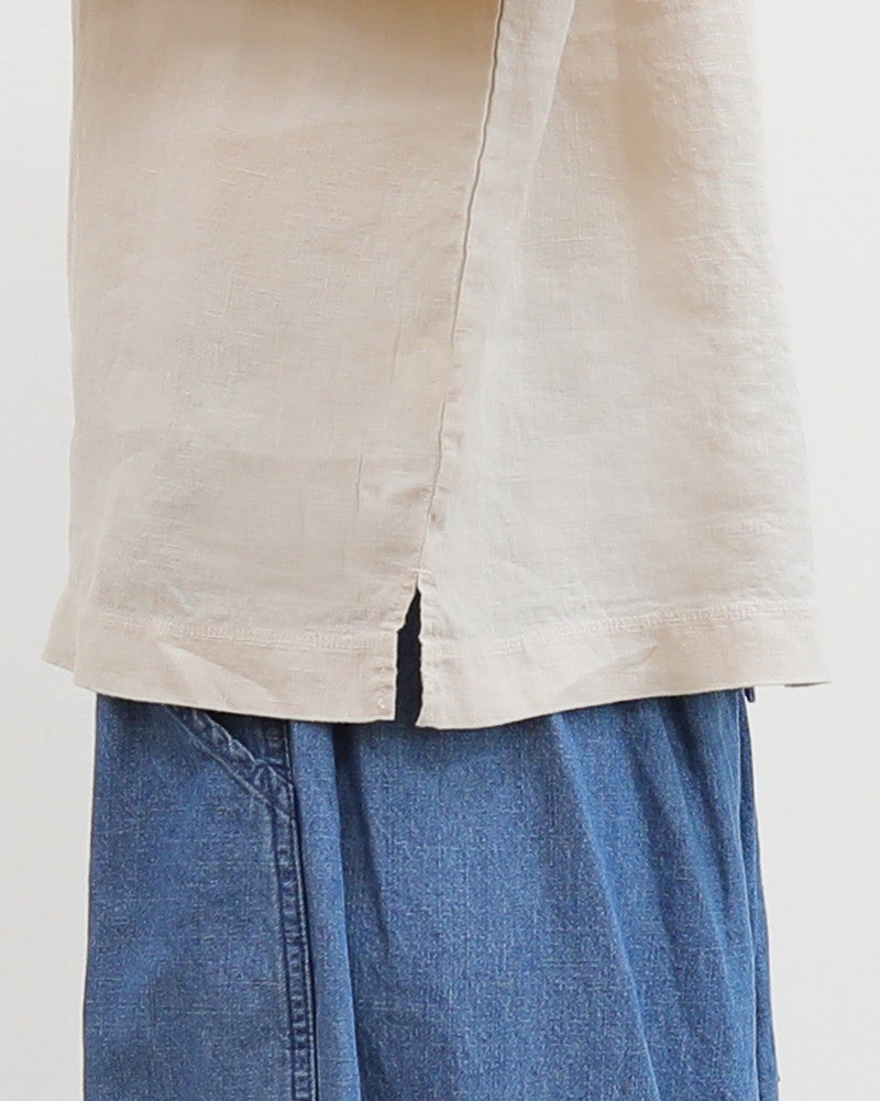 ［LAITERIE］リユールリネンボトルネックプルオーバー