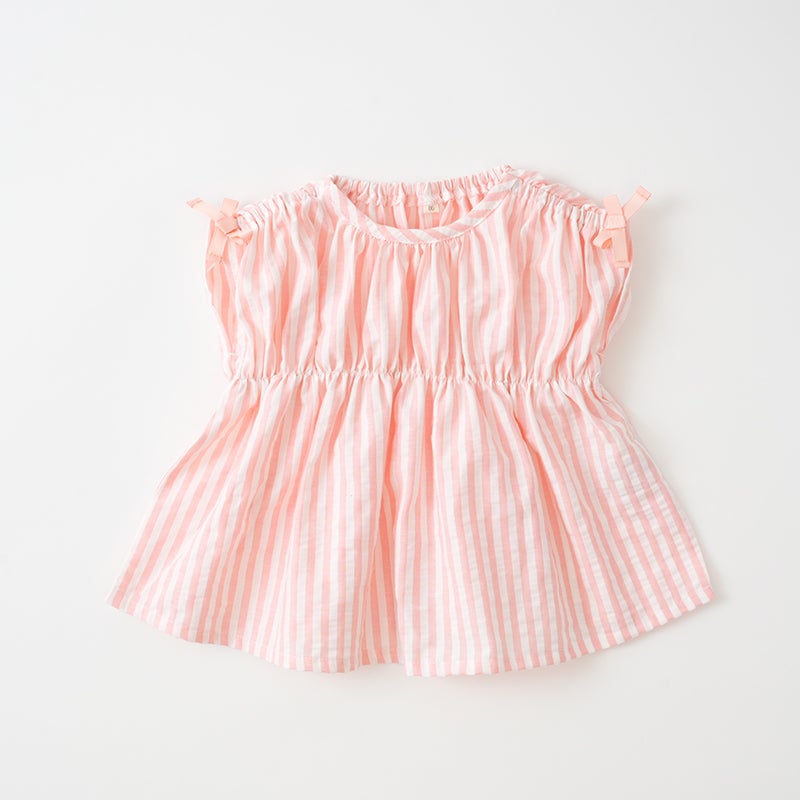 Little s.t. by s.t.closet］リボンギャザーブラウス キッズ／リトル