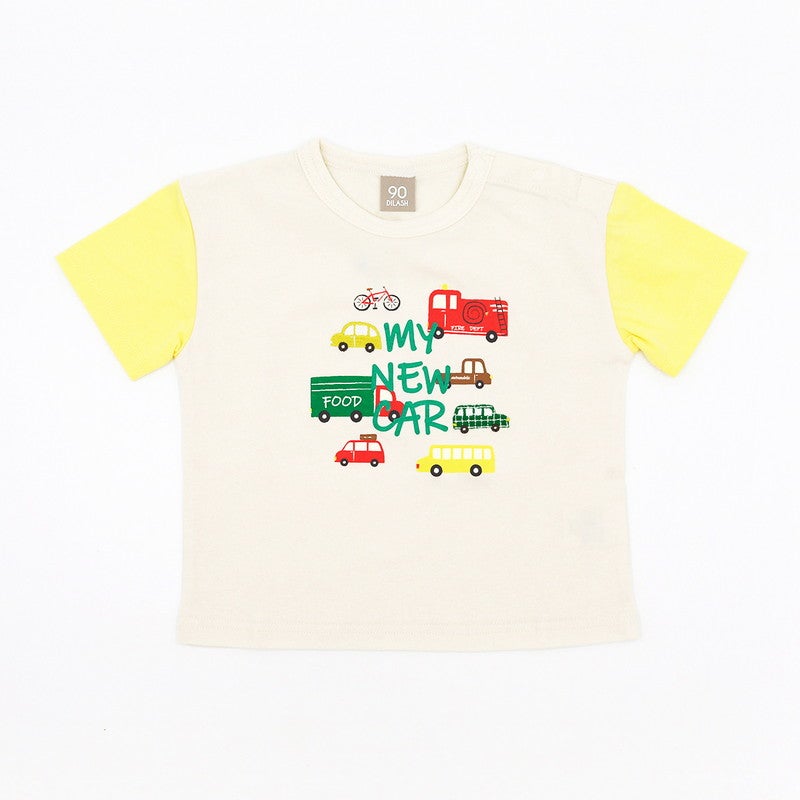 50％OFF】［DILASH］乗り物半袖Tシャツ〈別注カラー〉 キッズ／ディ