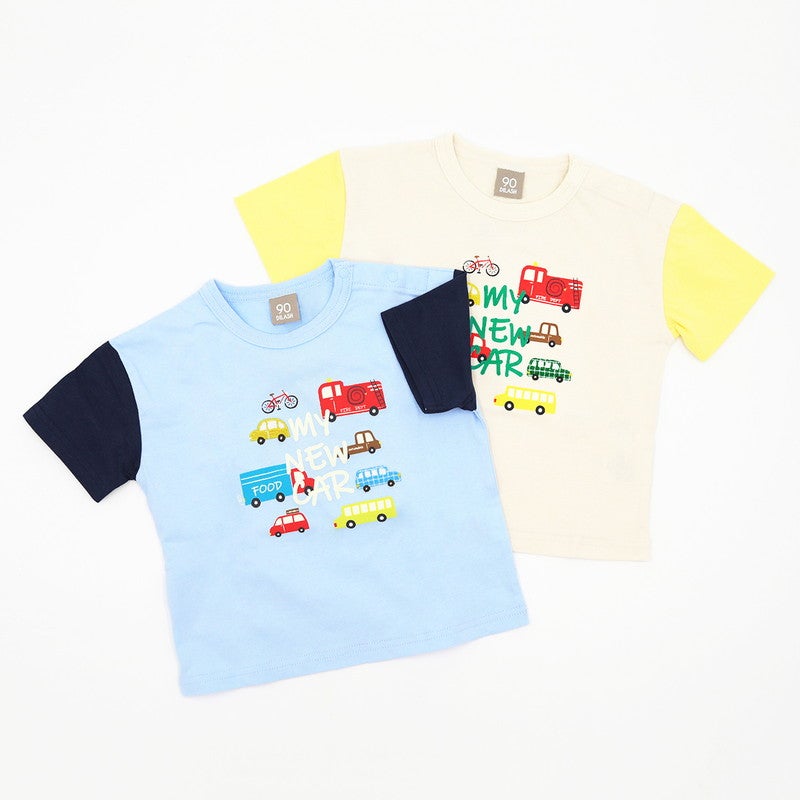 DILASH］乗り物半袖Tシャツ〈別注カラー〉 キッズ／ディラッシュ◇26SS