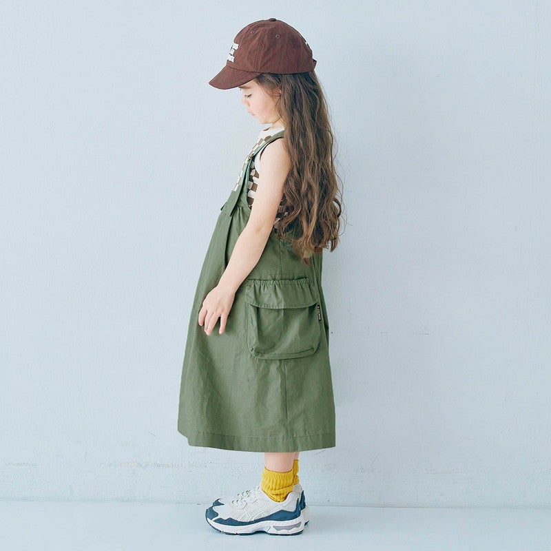 30％OFF】［p.premier］BIGポケットジャンスカ キッズ〈130-140cm