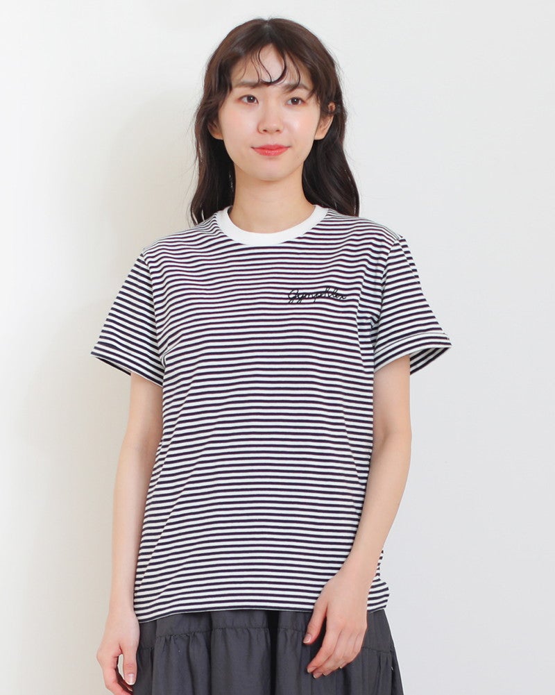 ［GYMPHLEX］刺繍半袖Tシャツ