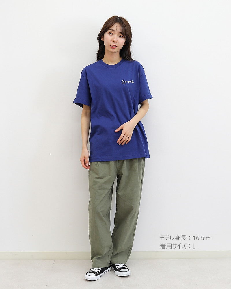 ［GYMPHLEX］刺繍半袖Tシャツ