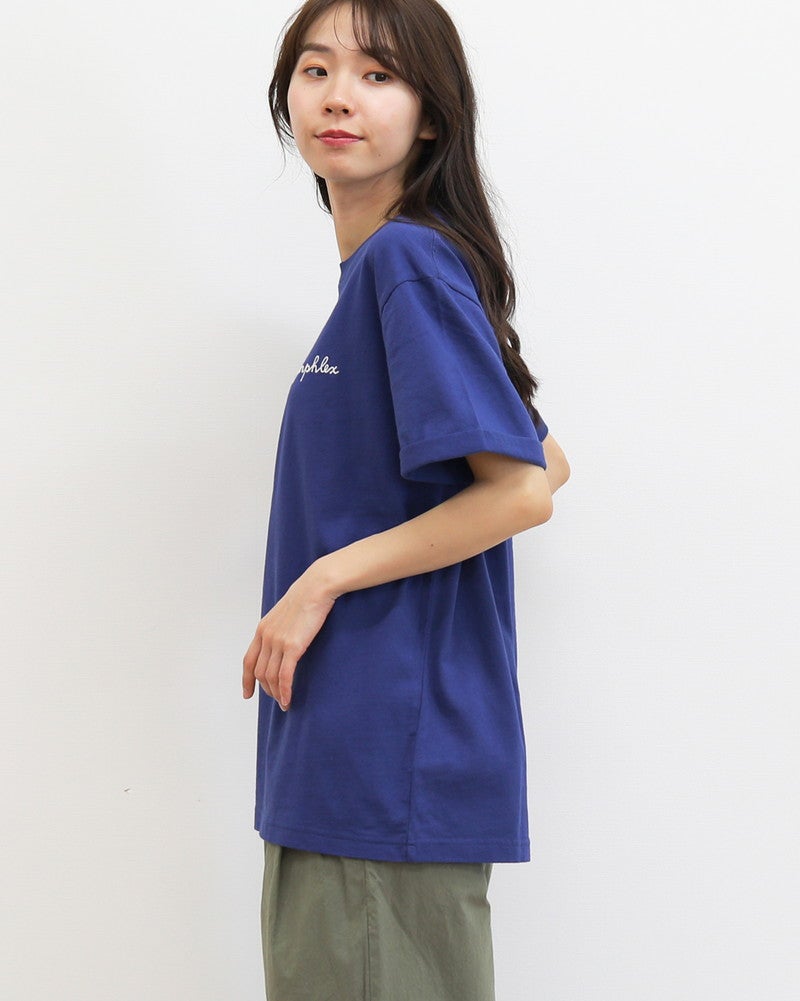 ［GYMPHLEX］刺繍半袖Tシャツ