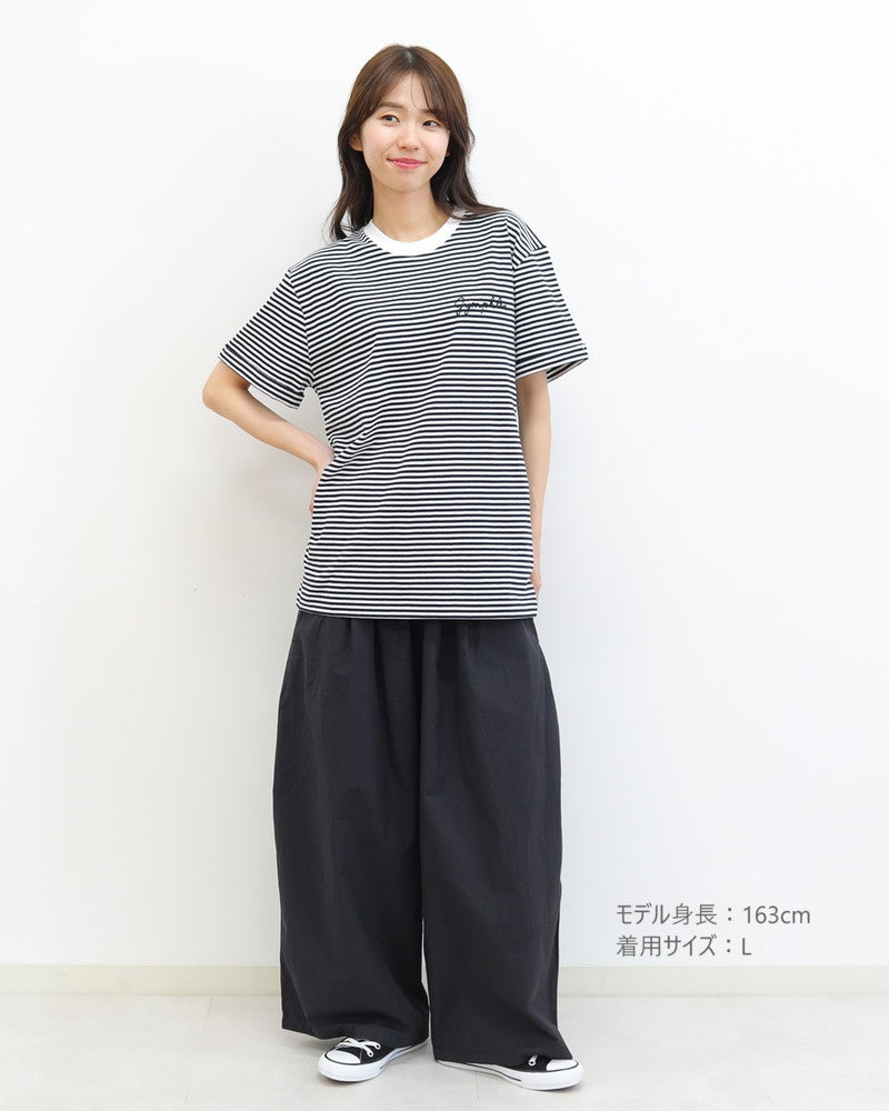 ［GYMPHLEX］刺繍半袖Tシャツ