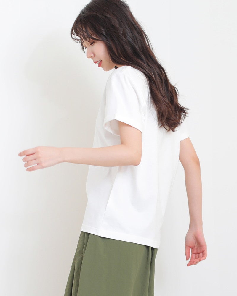 ［GYMPHLEX］刺繍半袖Tシャツ