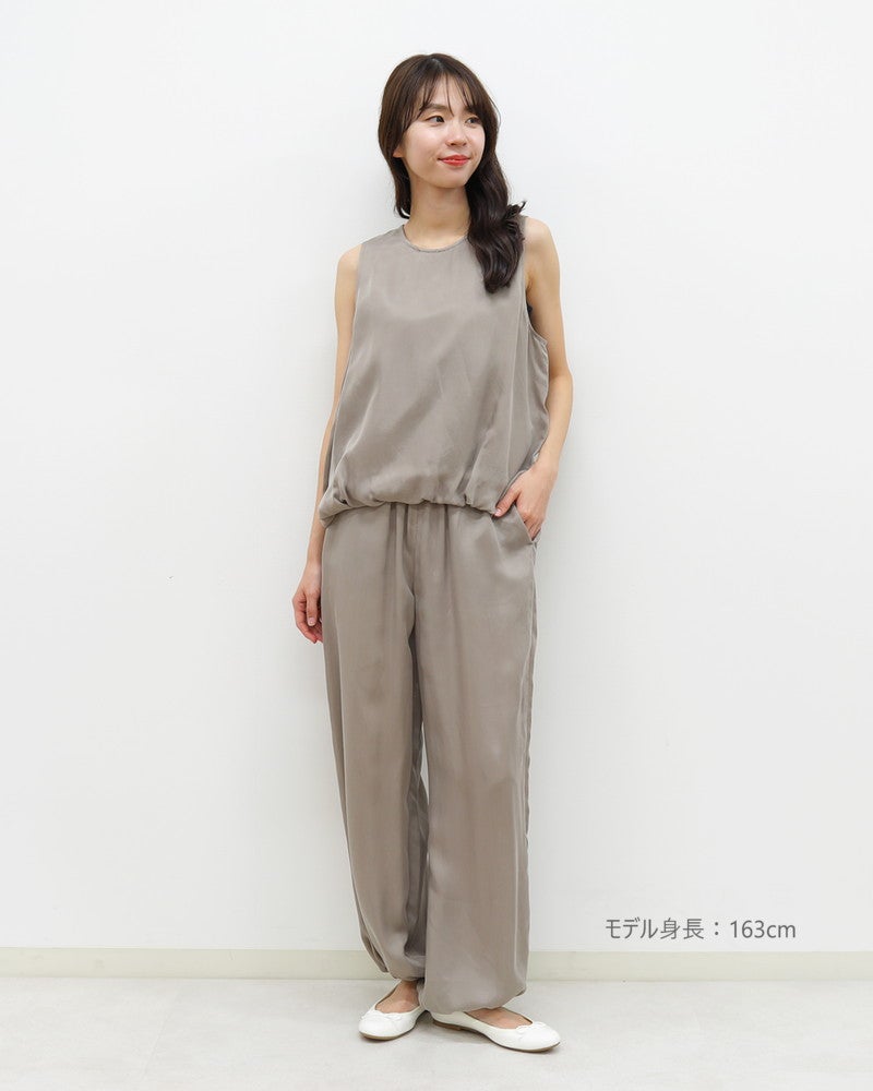 ［LE GLAZIK］ノースリーブバルーンブラウス