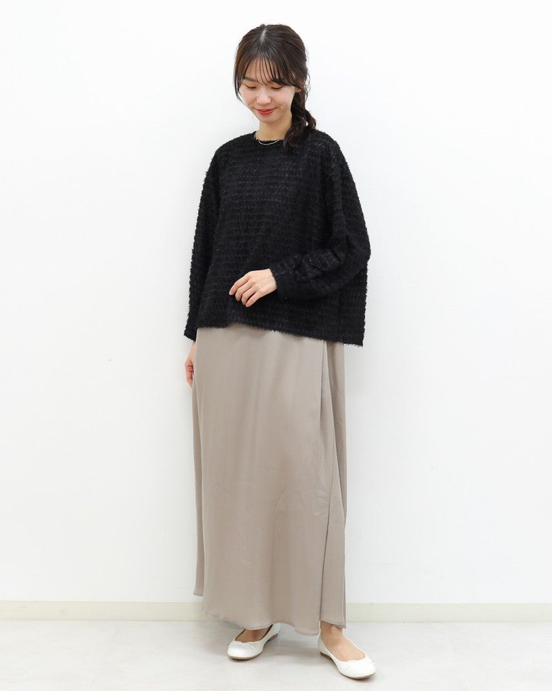 LE GLAZIK］ノースリーブキュプラワンピース／ルグラジック◇26SS