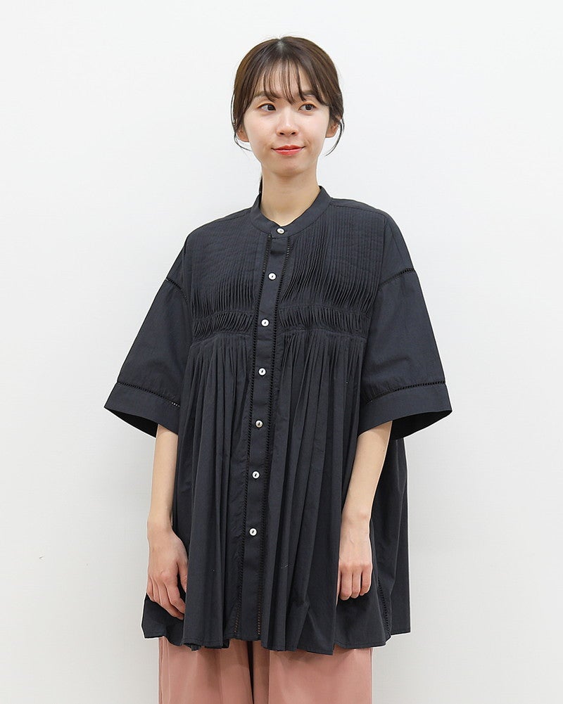 ［INDIA INDUSTRY］コットンポプリンブラウス