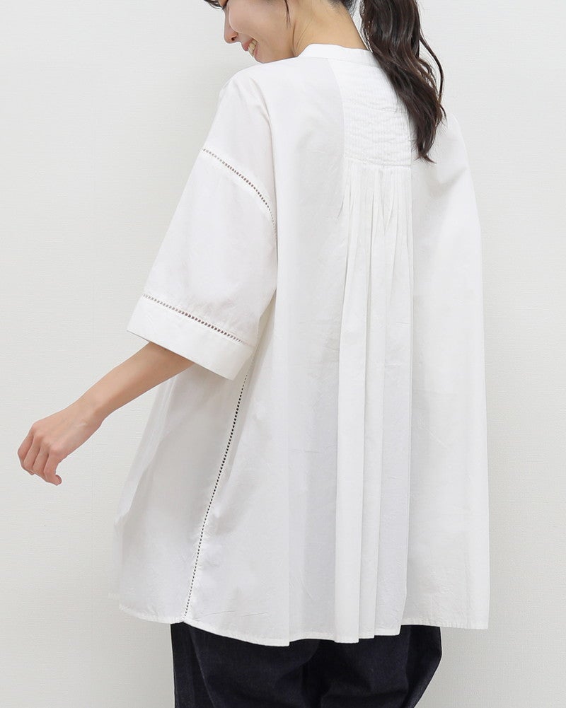 ［INDIA INDUSTRY］コットンポプリンブラウス