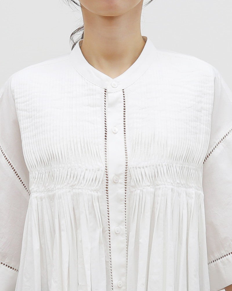 ［INDIA INDUSTRY］コットンポプリンブラウス