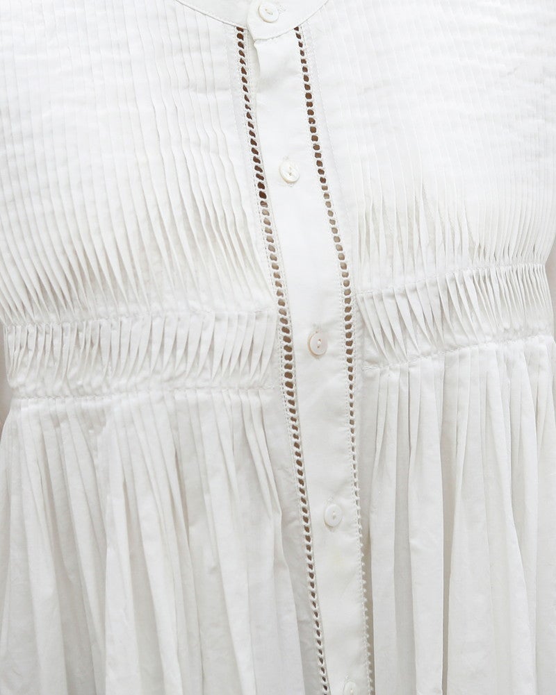 ［INDIA INDUSTRY］コットンポプリンブラウス