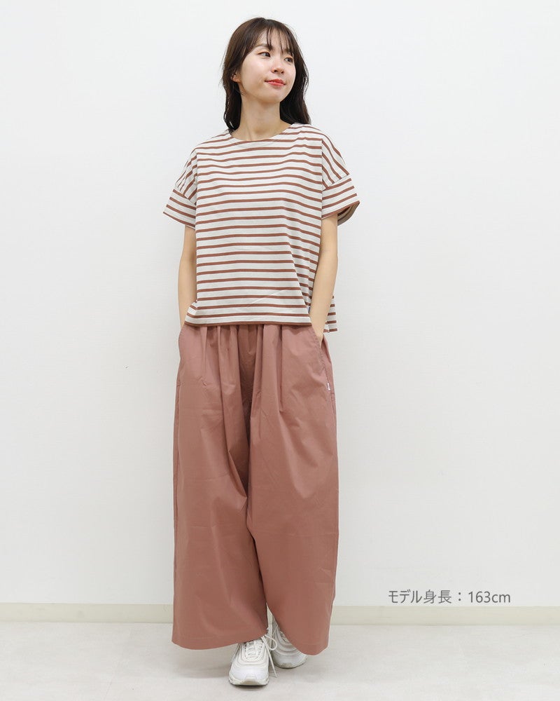 ORCIVAL］ボーダー半袖ワイドTシャツ／オーシバル◇26SS ｜オンセブン