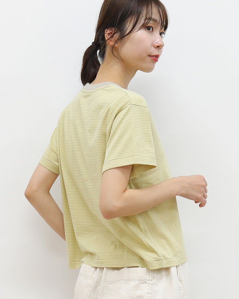 ［DANTON］ストライプTシャツ