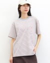 ［DANTON］ポケットTシャツ ストライプ